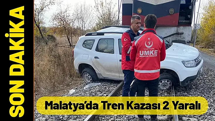 Malatya Battalgazi'de Tren Kazası: 2 Kişi Yaralandı