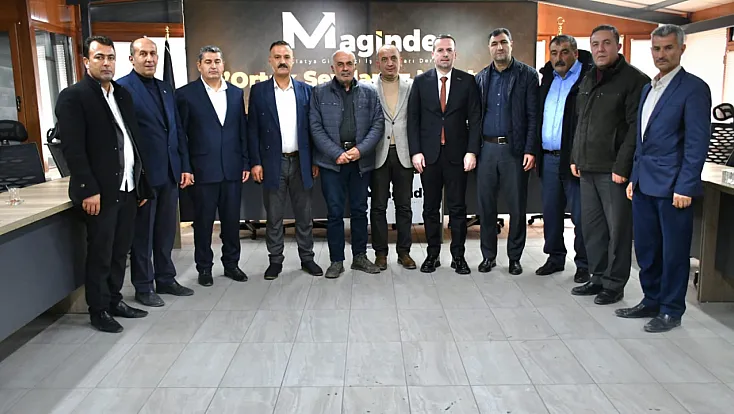Yazıhan Muhtarları MAGİNDER’de İlçenin Sorunlarını Görüştü