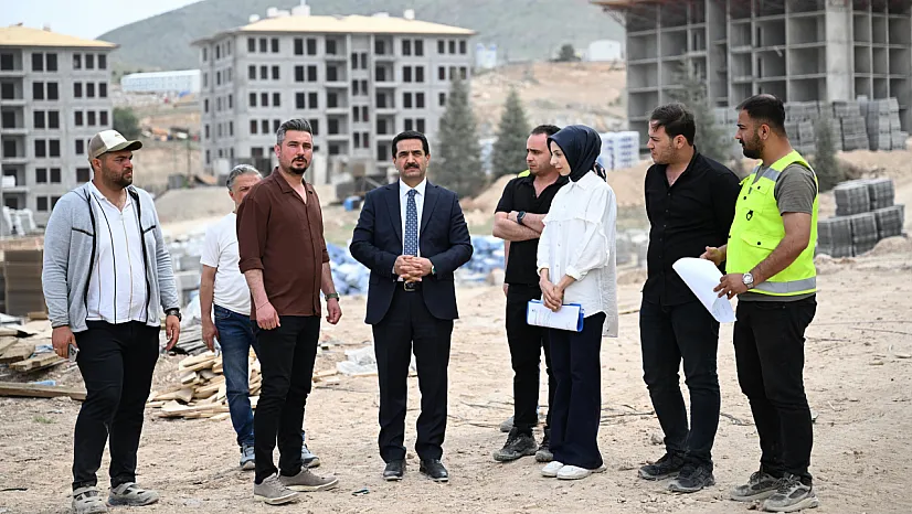 Başkan Taşkın'dan Mutlu Bir Haber: Konutlar Ekim'de Teslim