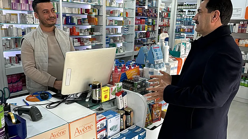 Başkan Taşkın'dan İnönü Caddesi Esnafına Ziyaret