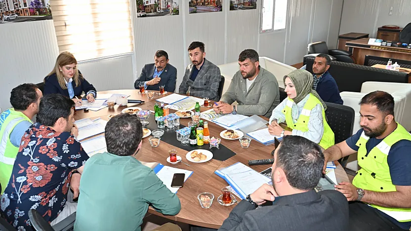 Ölmeztoprak TOKİ Şantiyesinde İncelemelerde Bulundu