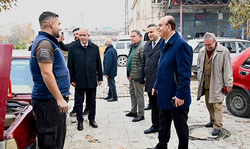 Başkan Geçit, Özsan Sanayi Sitesi Esnafının Taleplerini Dinledi