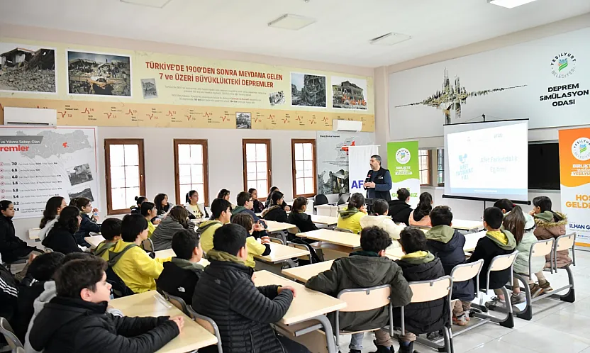 Yeşilyurt'ta Öğrencilere Depreme Karşı Hayat Kurtaran Eğitim!